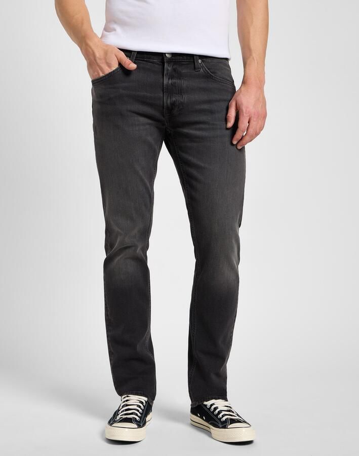 Lee Straight Fit Zip Fly Jeans Gray Heren - Foto 5