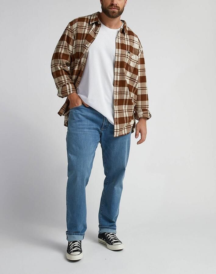 Lee Patch Logo T-shirt White Heren - Foto 4