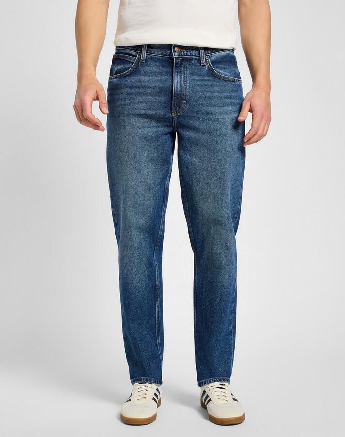 Lee Mid Waist Tapered Fit Jeans Blue Heren - Foto 11