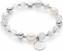 LEONARDO Edelstalen armband Hope IIV Darlin's 016506 met kristalparel zoetwater gekweekte parel glazen parel - Thumbnail 1