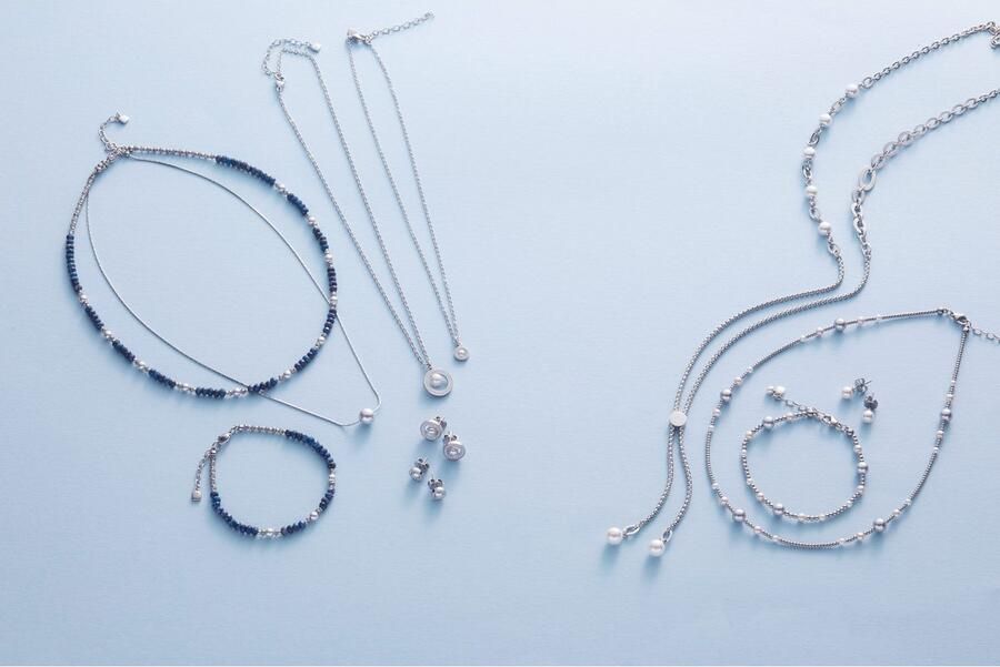 LEONARDO Armband Anjana 024312 met sodaliet met glasparel parel (geïmiteerd) - Foto 2