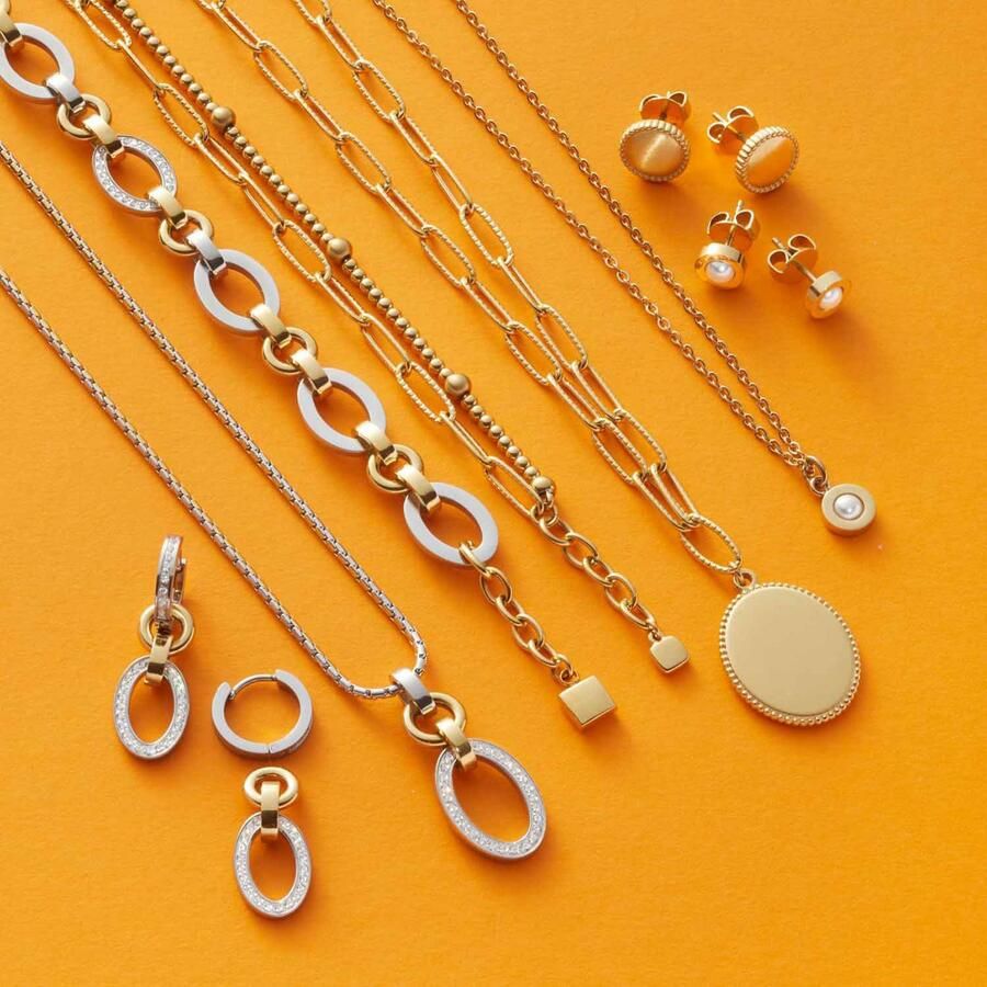 LEONARDO Ketting met hanger Halsketting Lena 023402 met zirkoon (synthetisch)