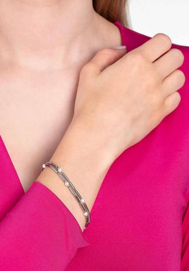 LEONARDO Armband Mirella 023337 met zoetwater-cultivéparel - Foto 4