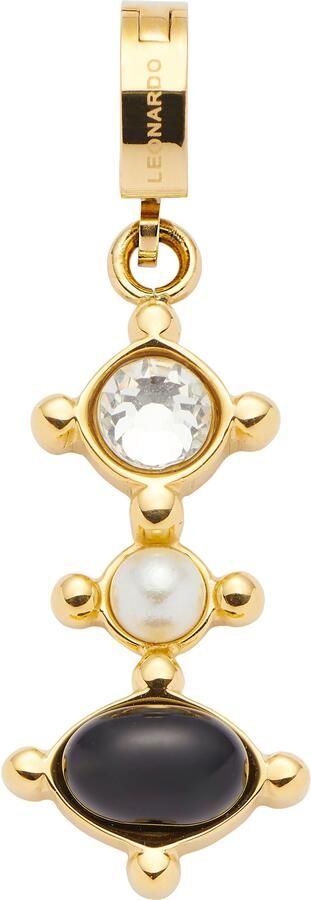 LEONARDO Bedelhanger Hanger Adelia Clip & Mix 024427 met glassteen met parel (geïmiteerd)
