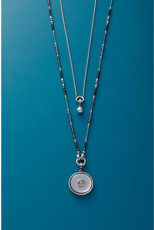 LEONARDO Bedelhanger Hanger Dorma Clip & Mix met glassteen zirkoon (synthetisch) - Foto 2