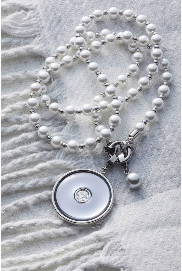 LEONARDO Bedelhanger Hanger Dorma Clip & Mix met glassteen zirkoon (synthetisch) - Foto 3