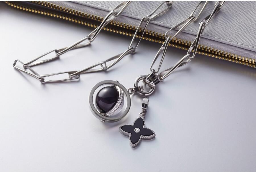 LEONARDO Bedelhanger Hanger Rita Clip & Mix met zirkonia (synth.) met cat's eye