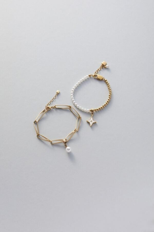 LEONARDO Bedelhanger Hanger Stina Clip & Mix met een zirkoon (synth.) met parelmoer