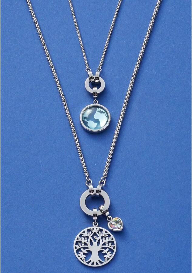 LEONARDO Bedelketting 43 Lolita Clip&Mix met zirkoon (synthetisch)