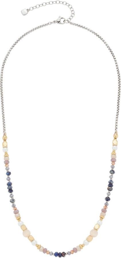 LEONARDO Bedelketting Halsketting Babsi 024313 met sodaliet met kattenoog - Foto 2