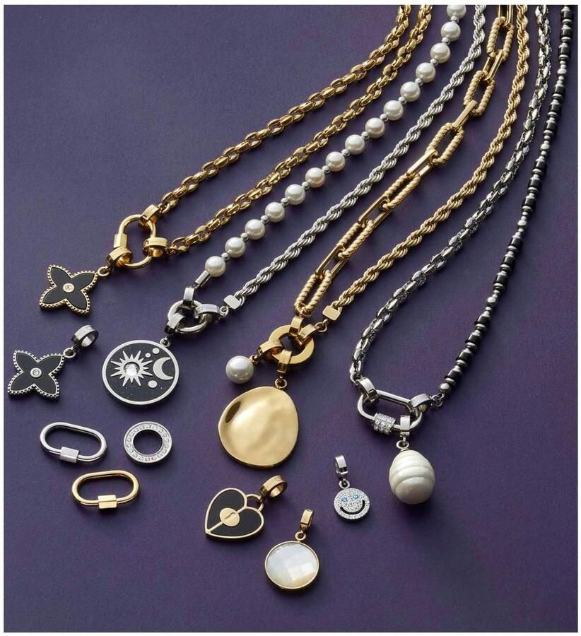 LEONARDO Bedelketting Halsketting Romea Clip&Mix 023272 023273