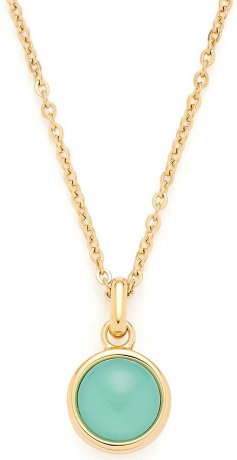 Leonardo Jewels Ketting glassteen Van goudkleur - Foto 8