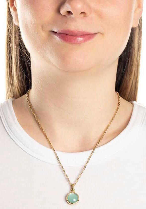 Leonardo Jewels Ketting glassteen Van goudkleur - Foto 5