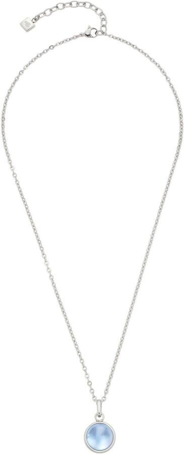 LEONARDO Ketting met hanger Halsketting Bea grijs blauw 024357 - Foto 2