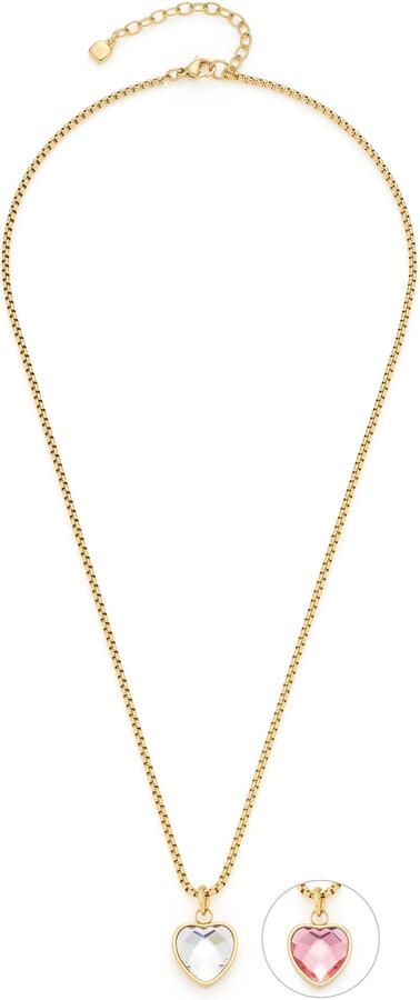 LEONARDO Ketting met hanger Halsketting Carli Valentijns Special Hart 023377 023378