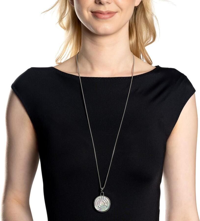 LEONARDO Ketting met hanger Halsketting Joy 024366 024367 met zirkonia (synth.) met parel (geïmiteerd)