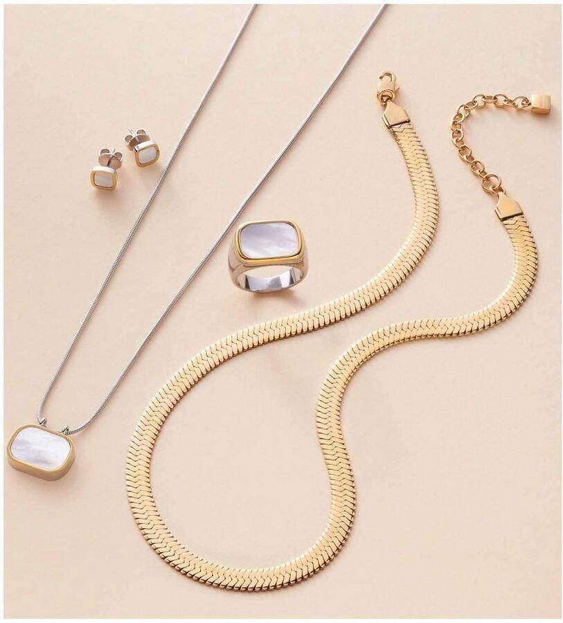 LEONARDO Ketting zonder hanger Halsketting Slang 023170