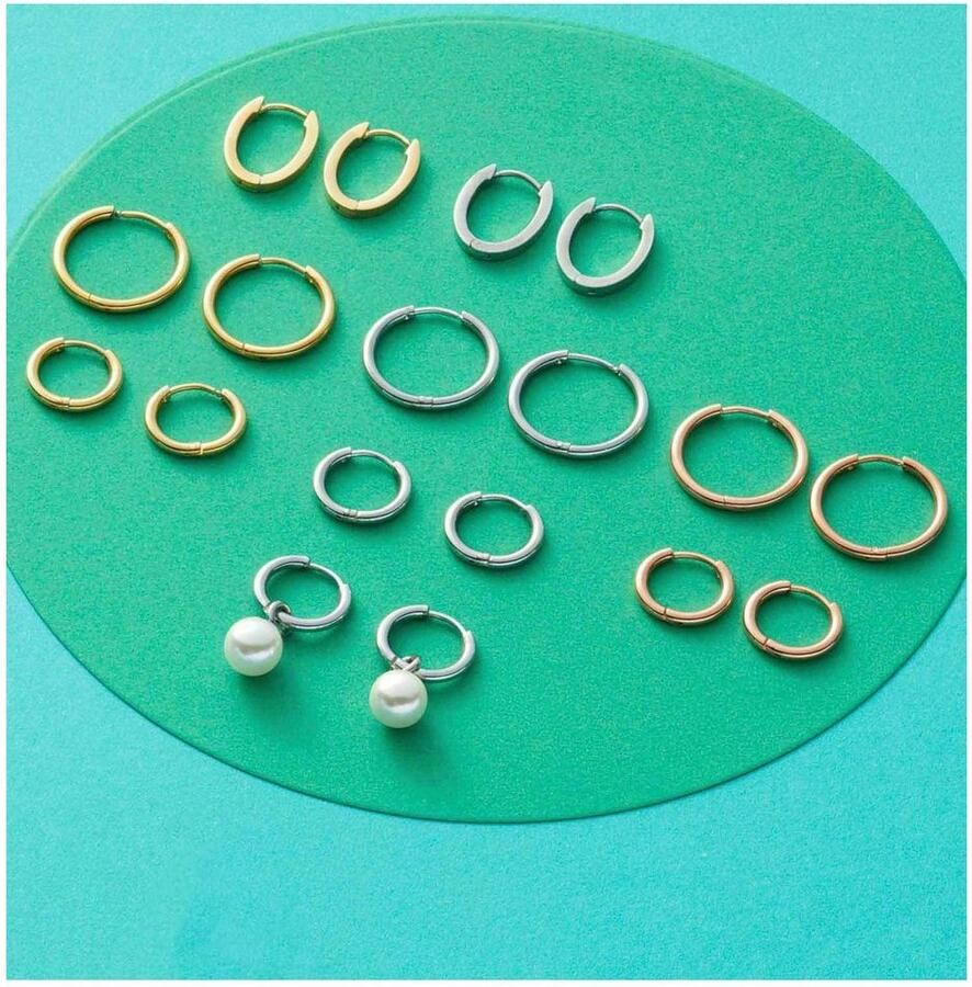 LEONARDO Oorringen Lilo Beauty's met zirkoon (synthetisch)