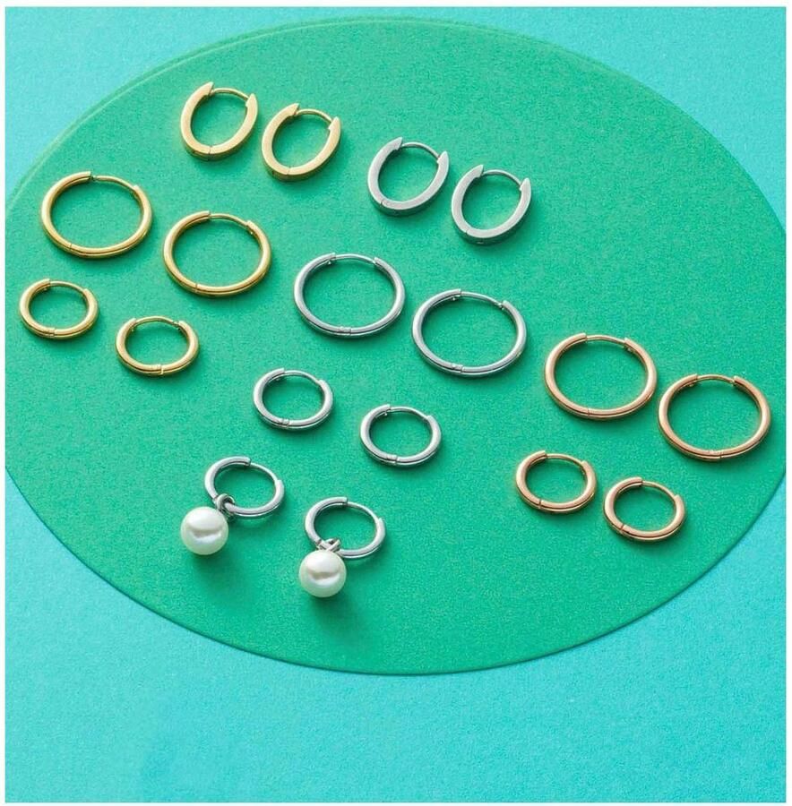 LEONARDO Oorringen Lilo Beauty's met zirkoon (synthetisch)