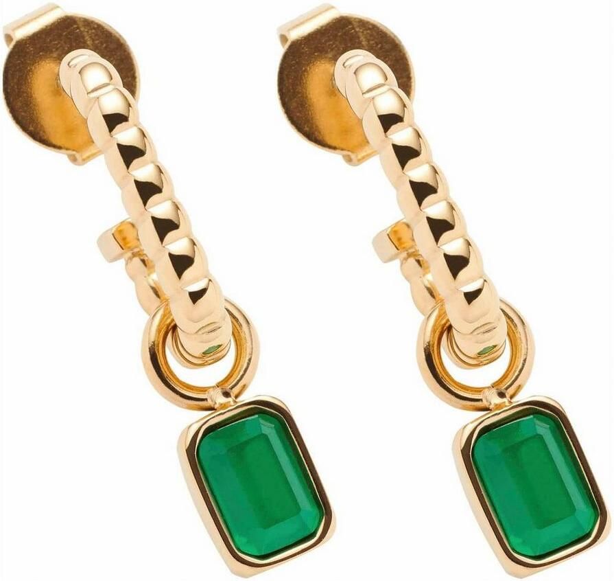 LEONARDO Oorringen Oorbel Susa 023209 met kristalglas haakje afneembaar - Foto 2