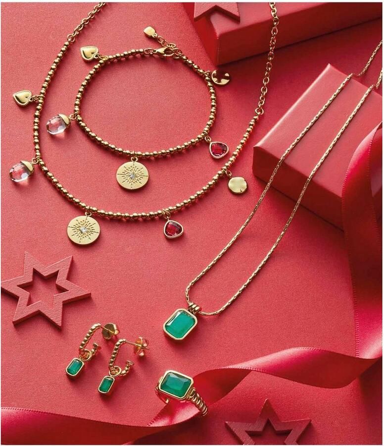 LEONARDO Oorringen Oorbel Susa 023209 met kristalglas haakje afneembaar - Foto 3