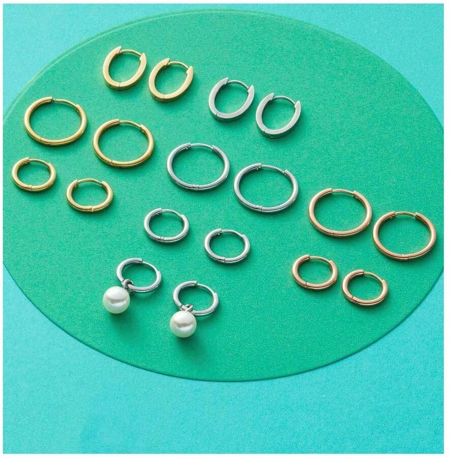 LEONARDO Oorringen Ronia Beauty's met zirkoon (synthetisch)