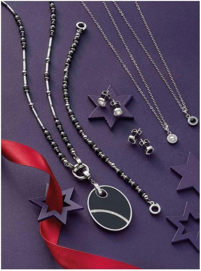 LEONARDO Oorstekers Oorbel Isa 023347 023349 met glassteen of parel (geïmiteerd) en zirkonia (synth.)