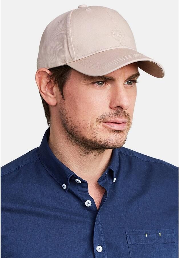 Lerros Baseballcap unikleur met logoborduursel - Foto 2