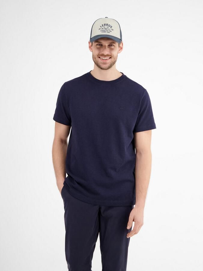 Lerros Baseball pet basecap in structuurkatoen - Foto 4