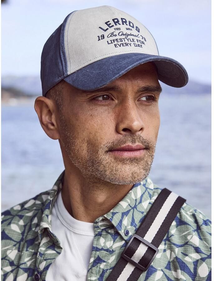 Lerros Baseball pet basecap in structuurkatoen - Foto 2