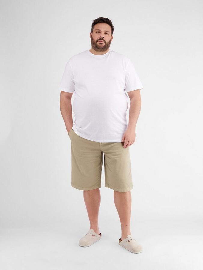 Lerros Bermuda chino bermuda met riem in grote maten (set) - Foto 3