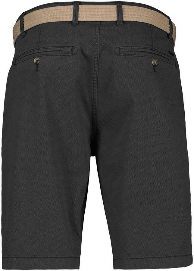 Lerros Bermuda chino bermuda met riem in grote maten (set)