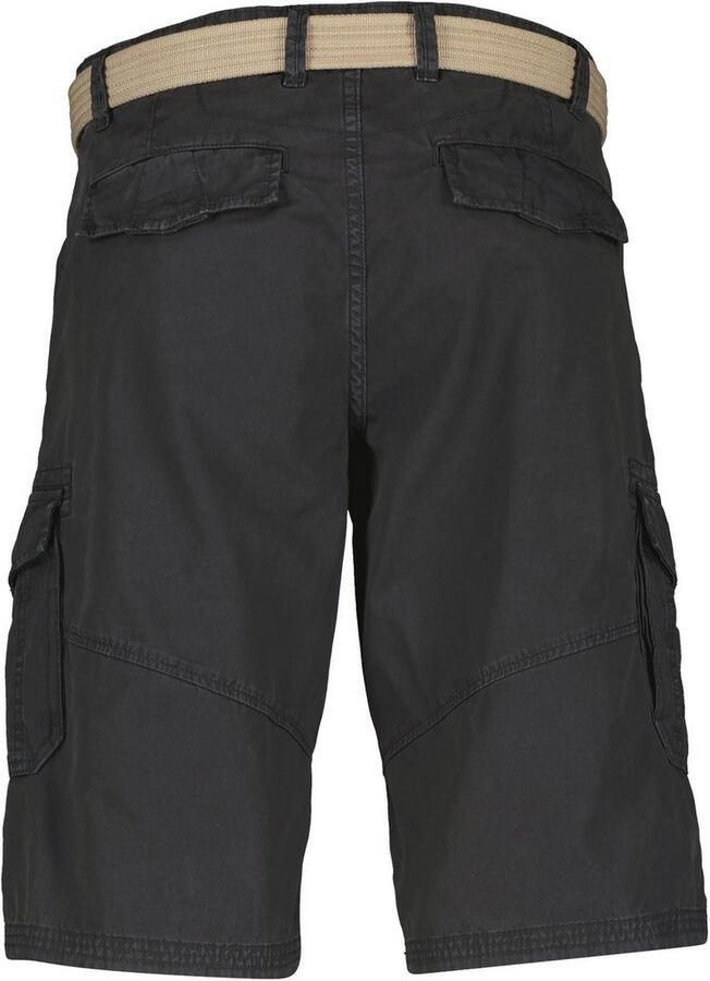 Lerros Bermuda effen cargobermuda met riem - Foto 4