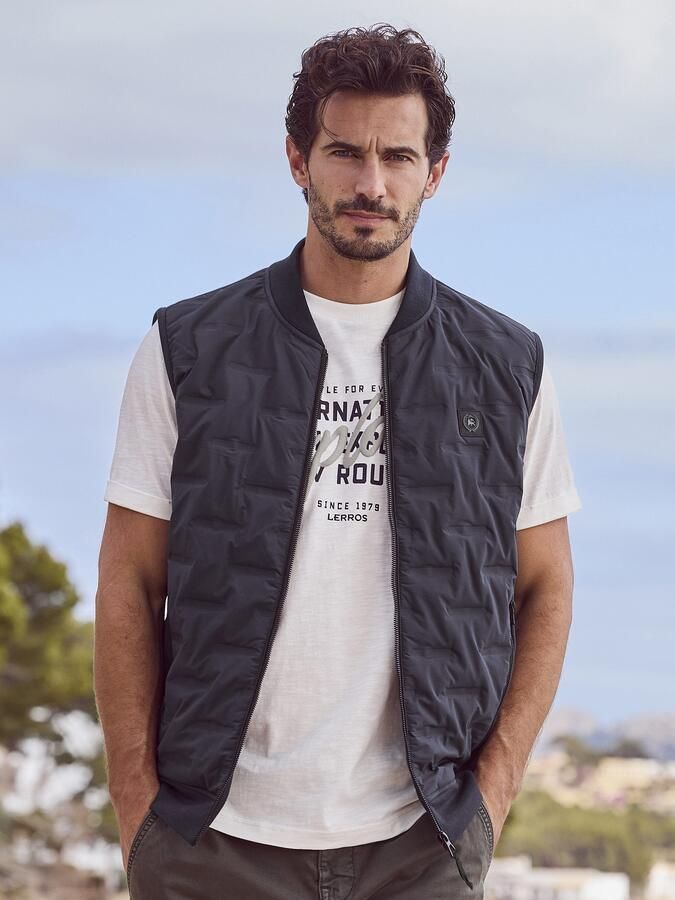 Lerros Bodywarmer sportieve nylon vest - Foto 6