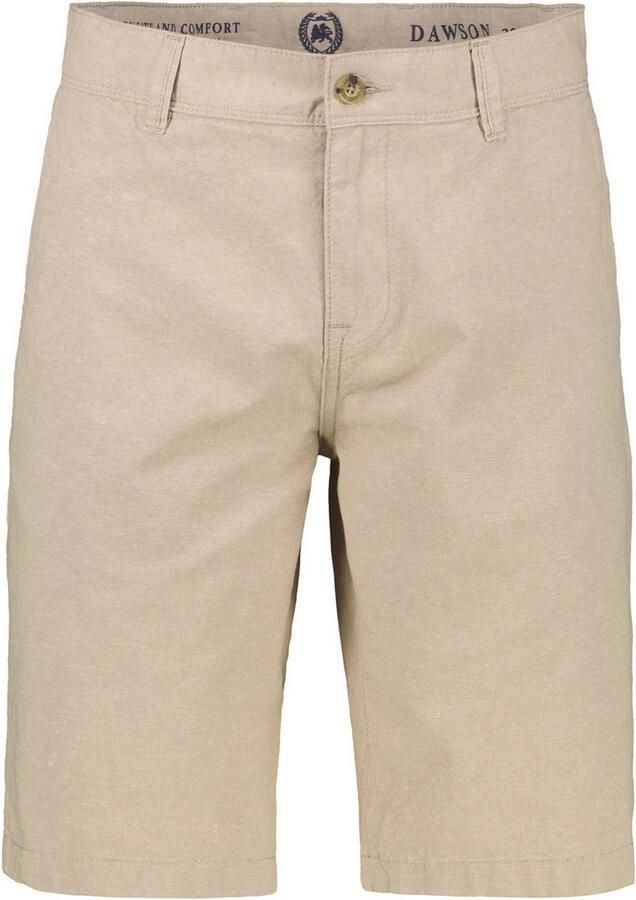 Lerros Chino-short Chino bermuda met linnen