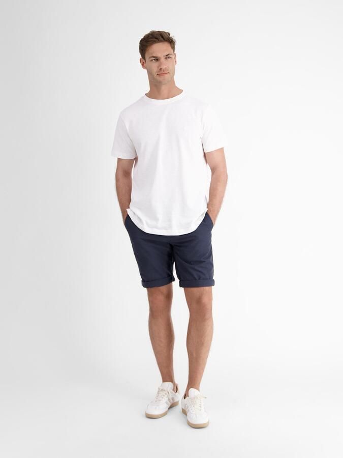 Lerros Chino-short Chino bermuda met linnen - Foto 2