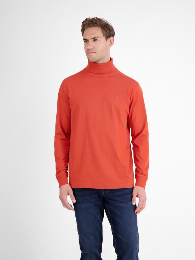 Lerros Colshirt met geborduurd logo - Foto 3