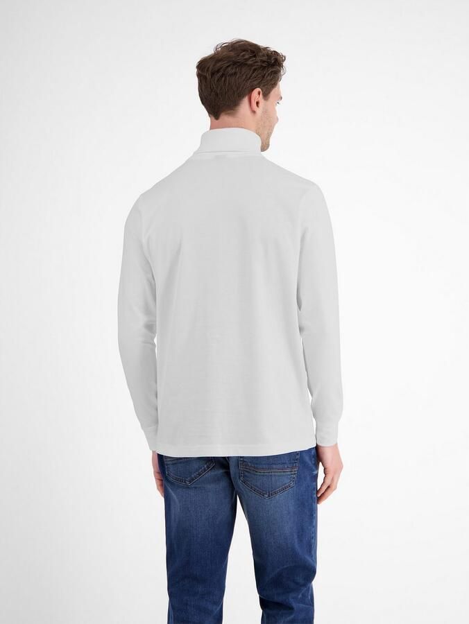 Lerros Colshirt met geborduurd logo