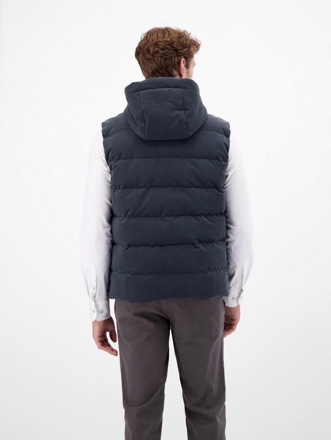 Lerros Bodywarmer Heren gewatteerde bodywarmer in functionele corduroy-look - Foto 6