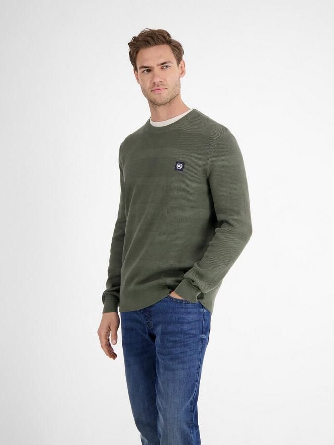 Lerros Gebreide trui Gebreide pullover voor heren tonale streep - Foto 5
