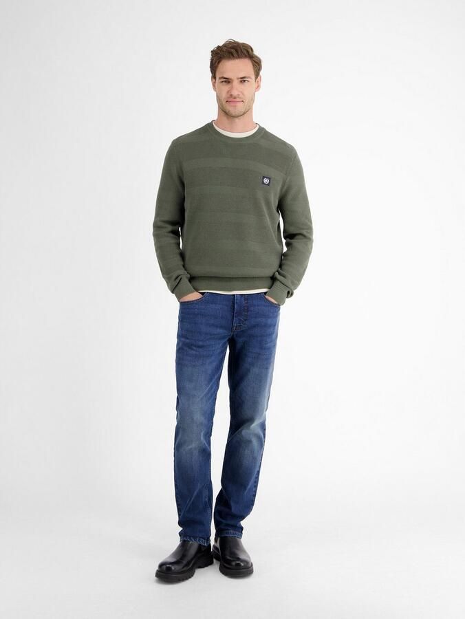 Lerros Gebreide trui Gebreide pullover voor heren tonale streep - Foto 6