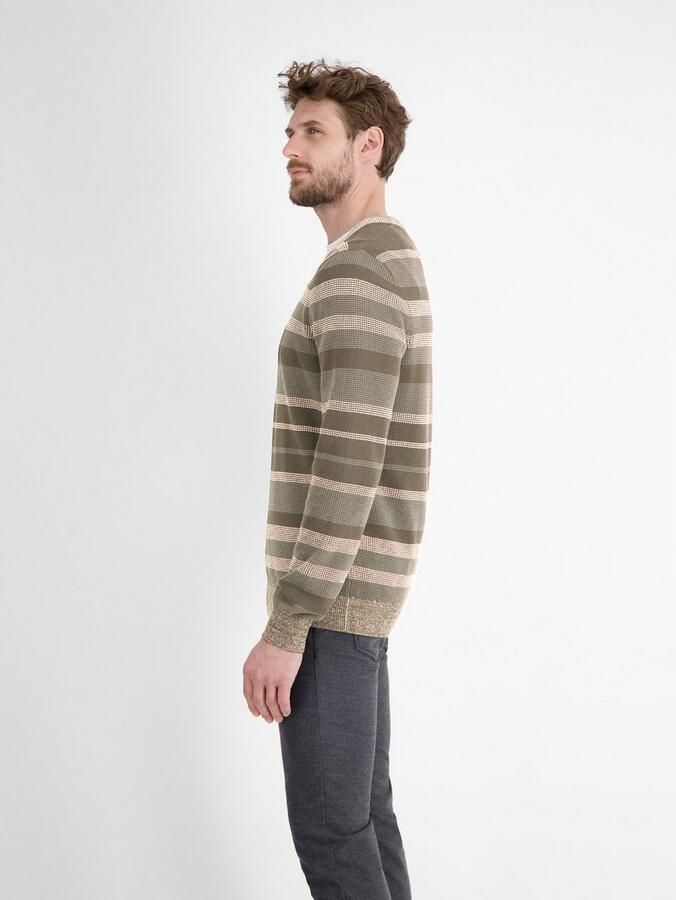 Lerros Gebreide trui gestreepte gebreide pullover - Foto 3