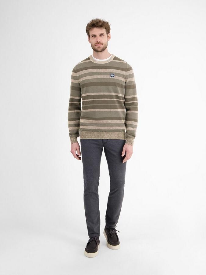 Lerros Gebreide trui gestreepte gebreide pullover - Foto 4