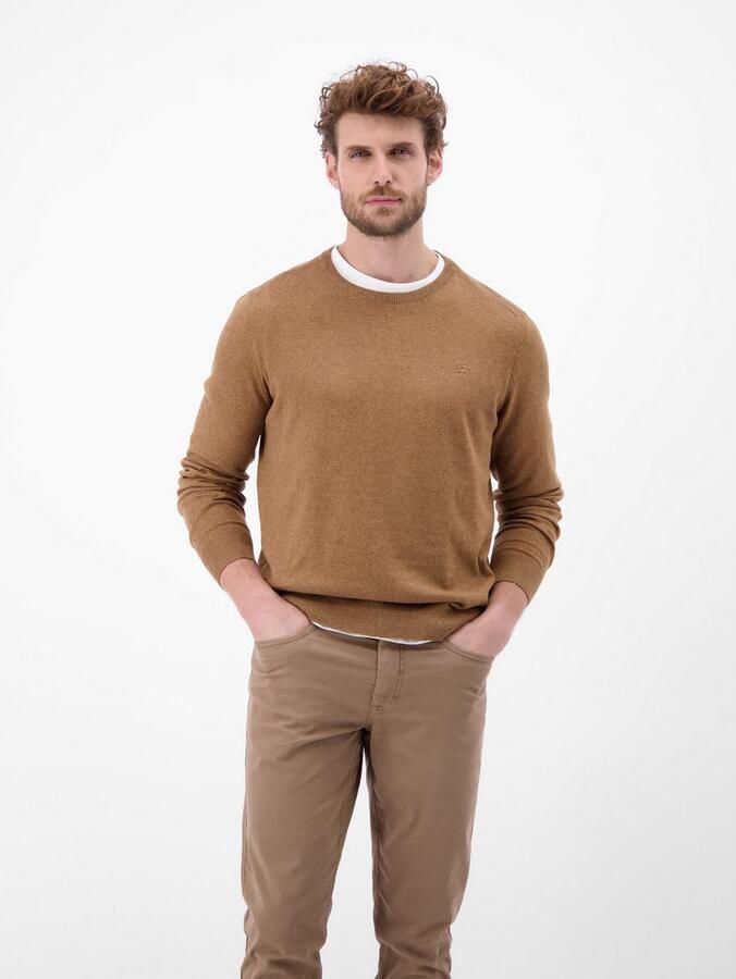 Lerros Gebreide trui Heren basic gebreide trui - Foto 4