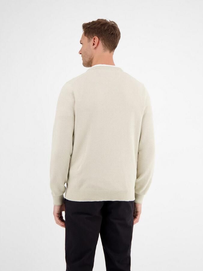 Lerros Gebreide trui lichte gebreide pullover met smalle ribstructuur - Foto 7