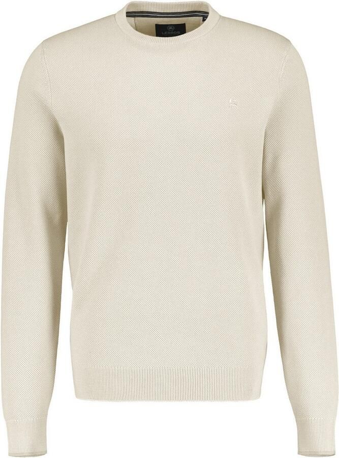 Lerros Gebreide trui lichte gebreide pullover met smalle ribstructuur - Foto 6