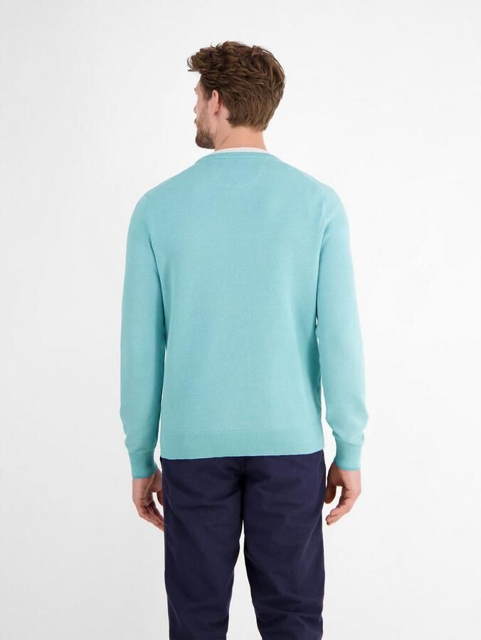 Lerros Gebreide trui met geborduurd logo - Foto 2