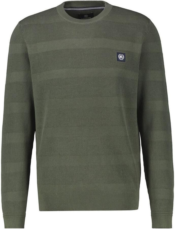 Lerros Gebreide trui Gebreide pullover voor heren tonale streep