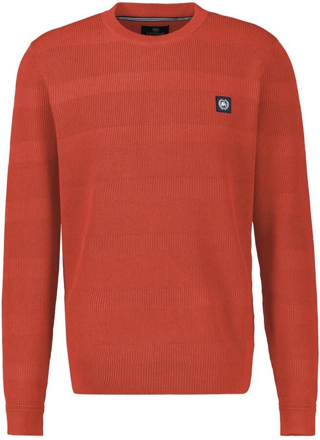 Lerros Gebreide trui met geborduurd logo - Foto 2