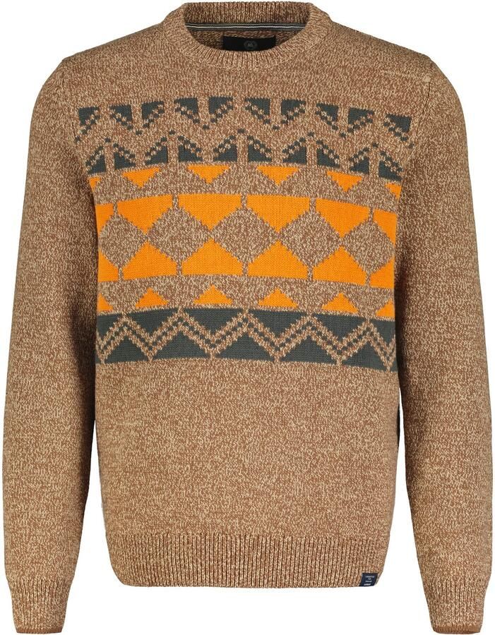 Lerros Gebreide trui met jacquardmotief